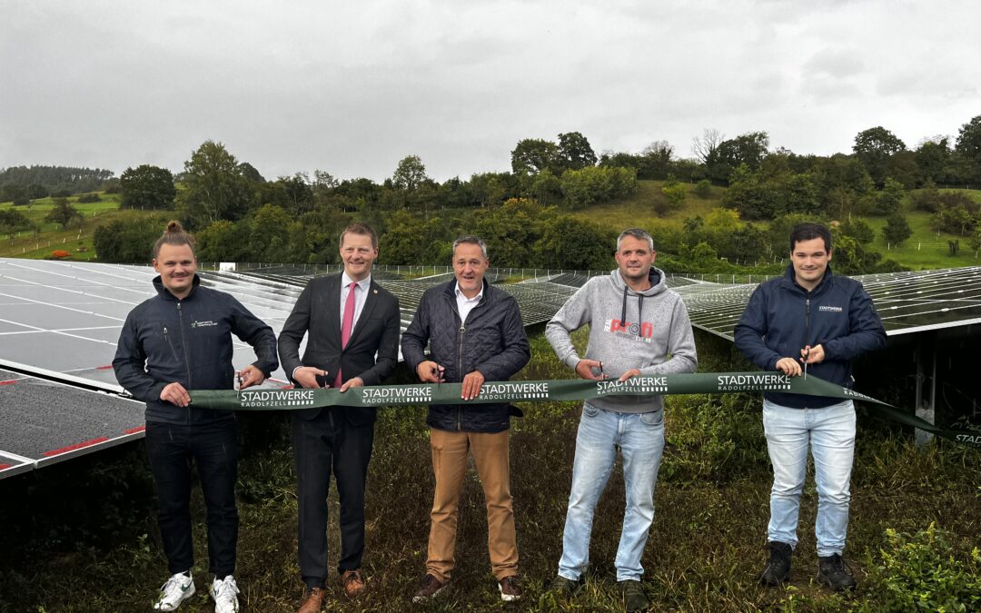 Eröffnung des Solarpark Tenn im Ortsteil Möggingen